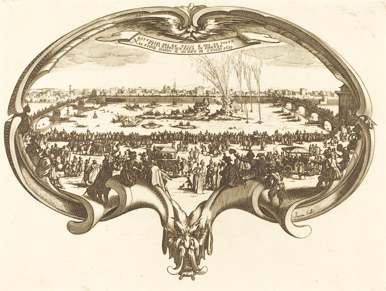 The Fan by After Jacques Callot