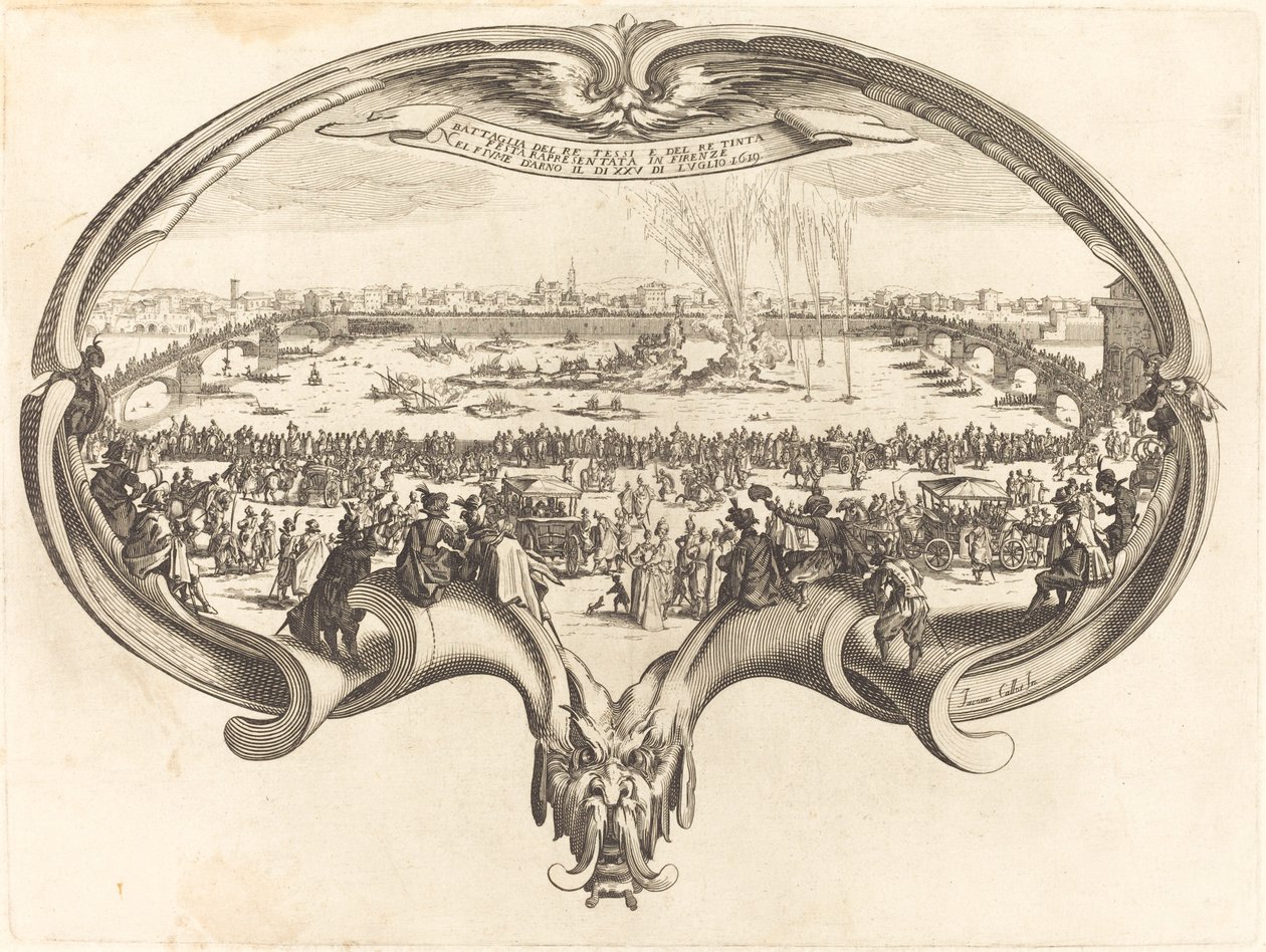 The Fan by After Jacques Callot