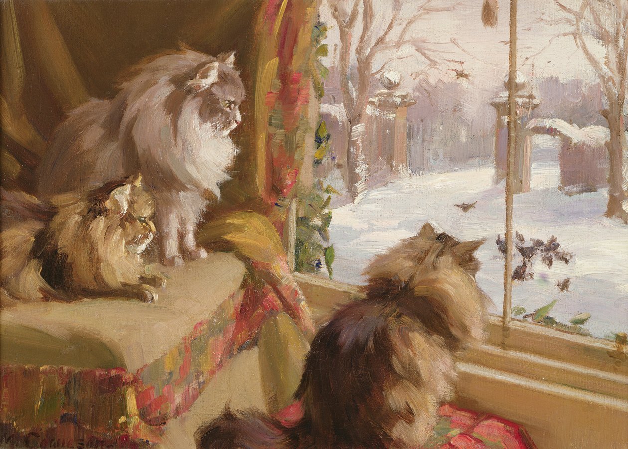 At the Window by Agnes Cowieson