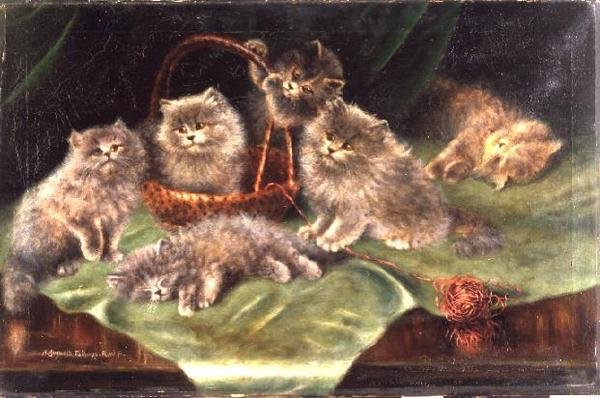 Six Kittens by Agnes Augusta Talboys