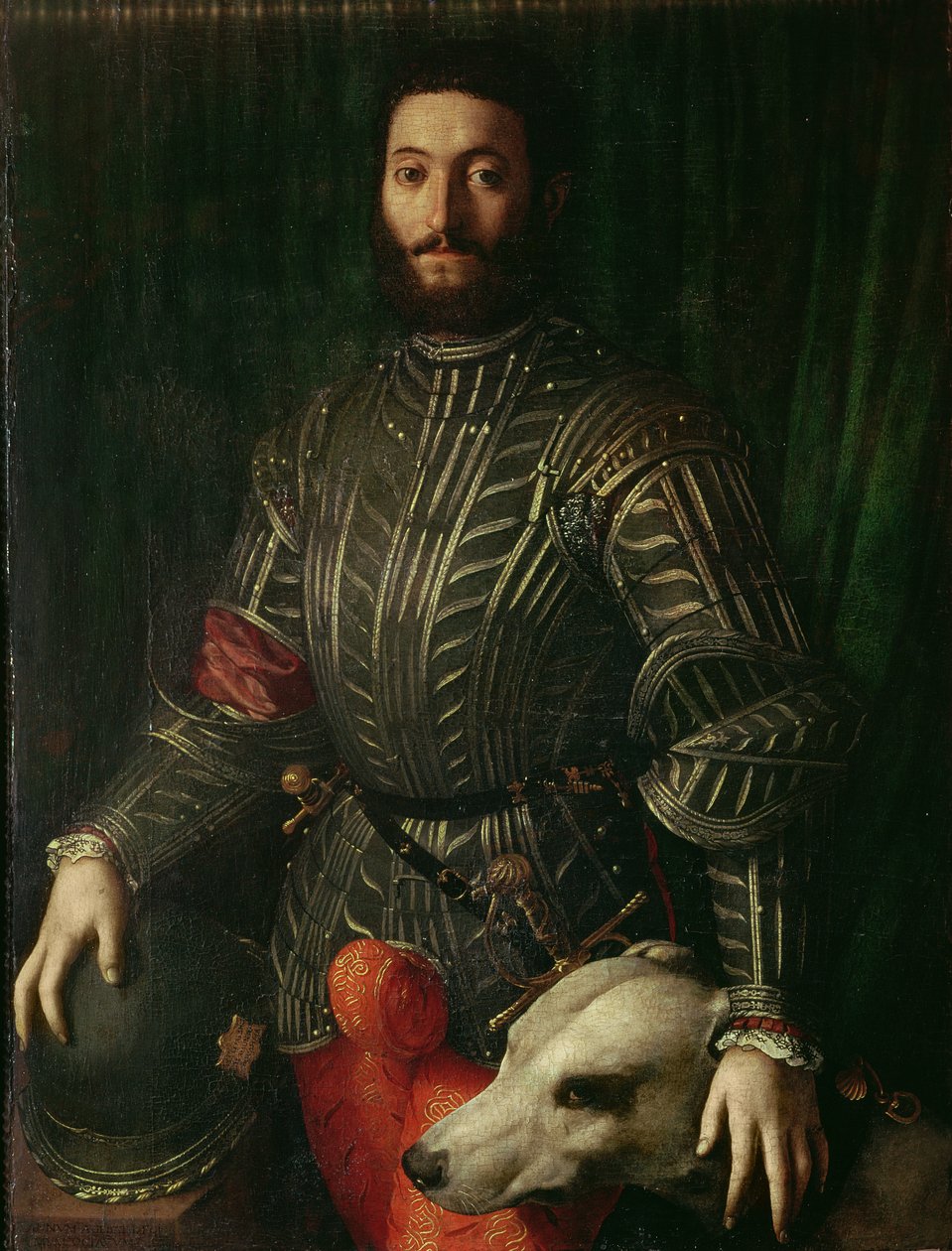 Portrait of Guidubaldo della Rovere, Duke of Urbino, c.1544-45 by Agnolo Bronzino