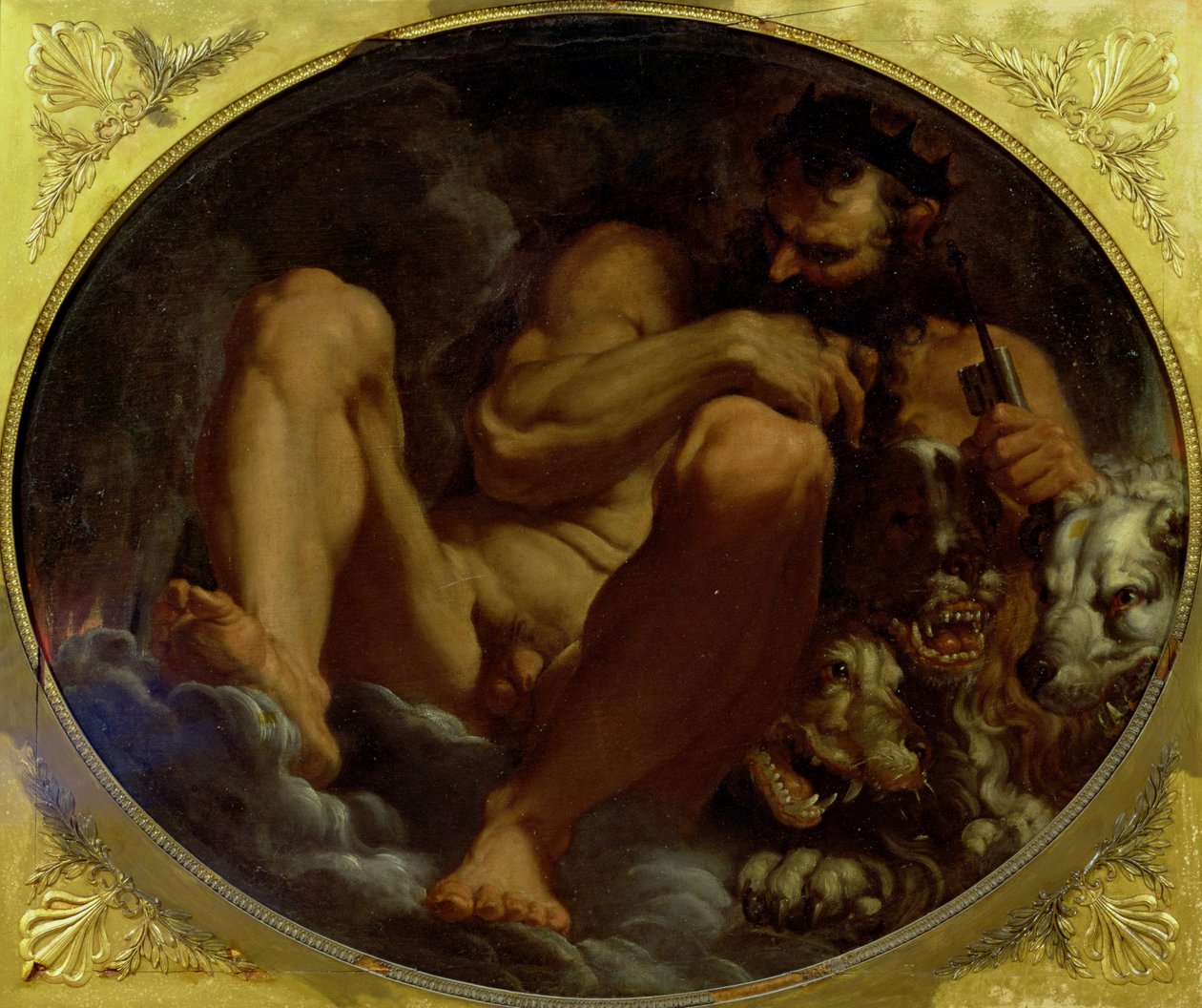 Pluto by Agostino Carracci
