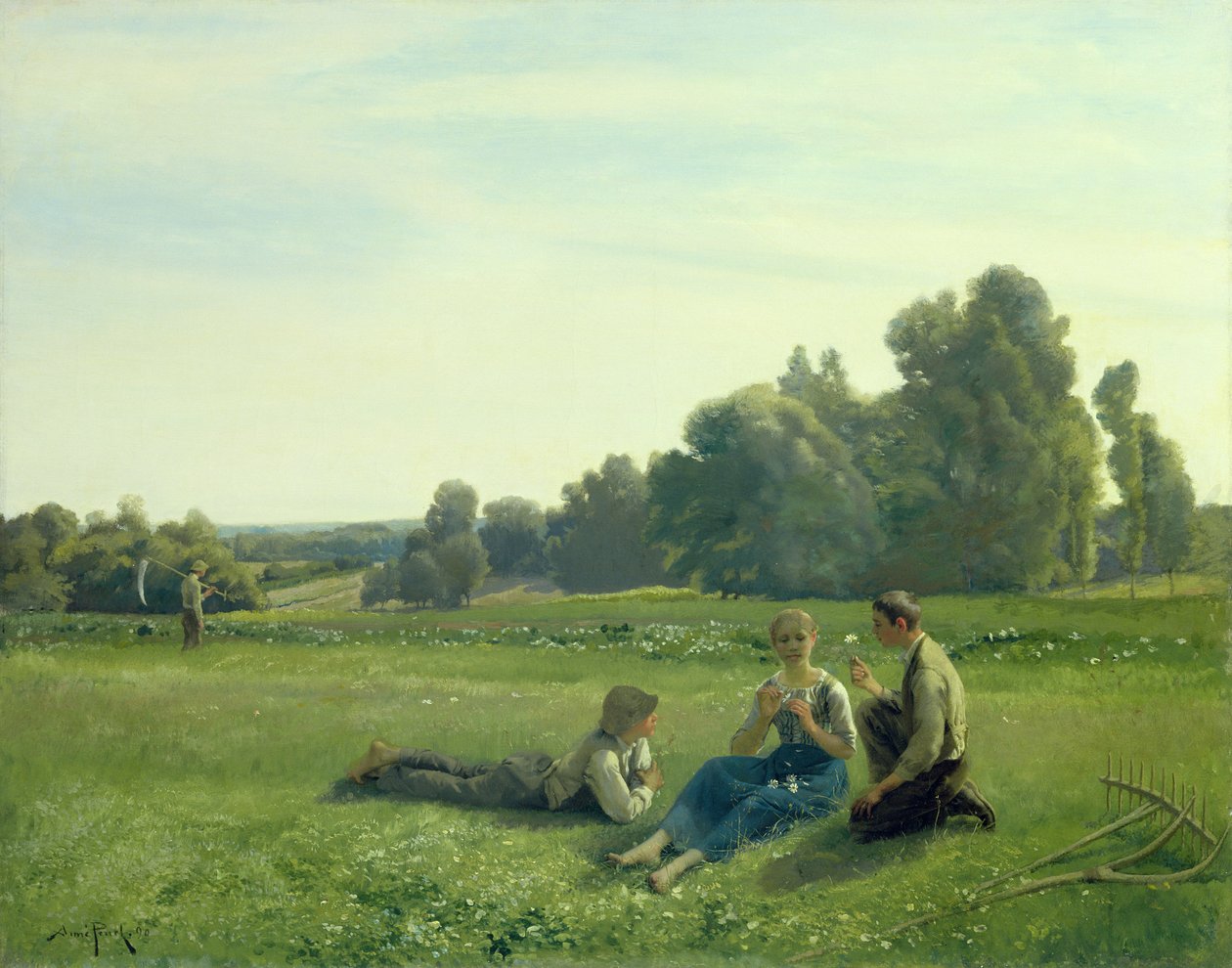 Haymakers at Rest by Aime Perret