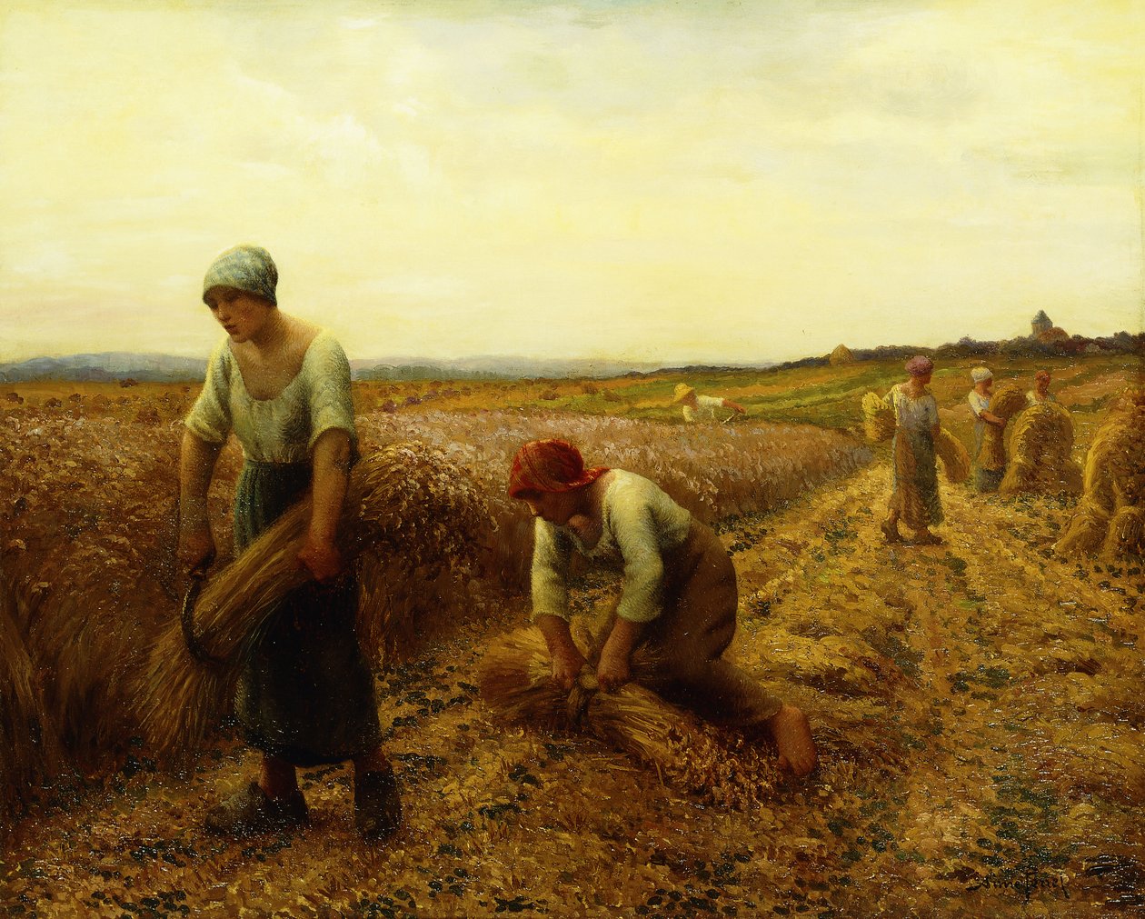 The Harvesters by Aime Perret