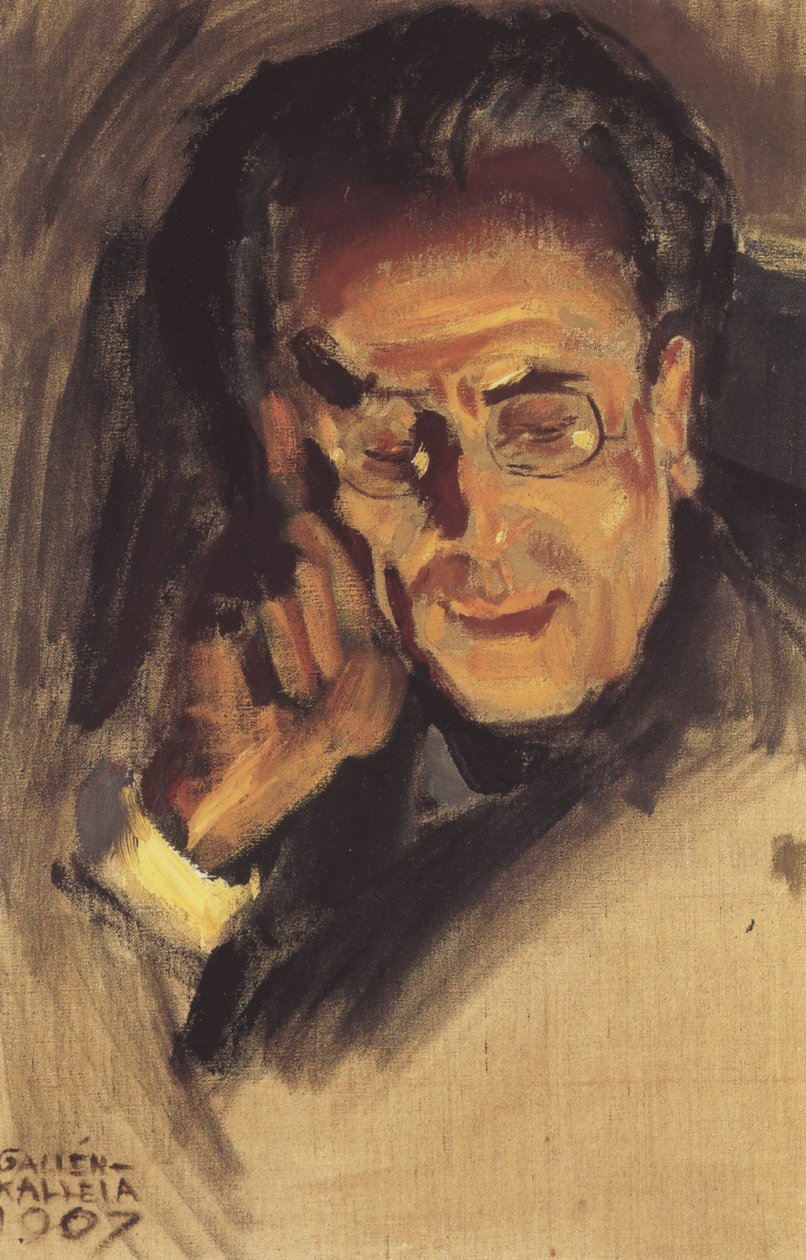 Portrait of Gustav Mahler by Akseli Gallen Kallela