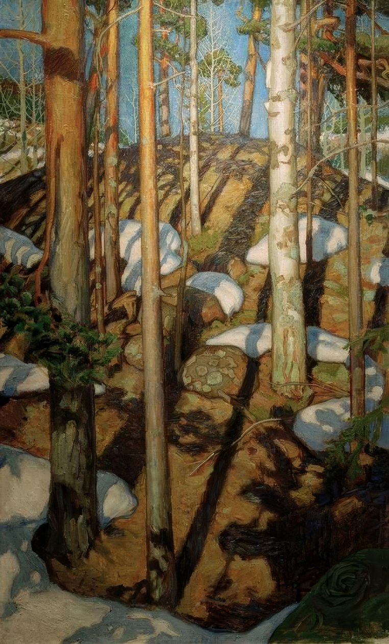 Spring in Kalela by Akseli Valdemar Gallen Kallela
