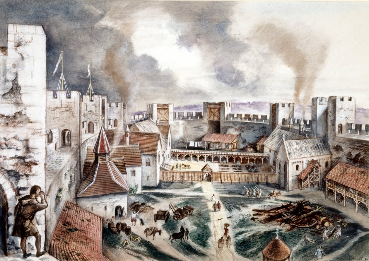 Framlingham Castle by Alan Ernest Sorrell