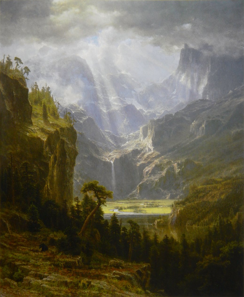 The Rocky Mountains by Albert Bierstadt