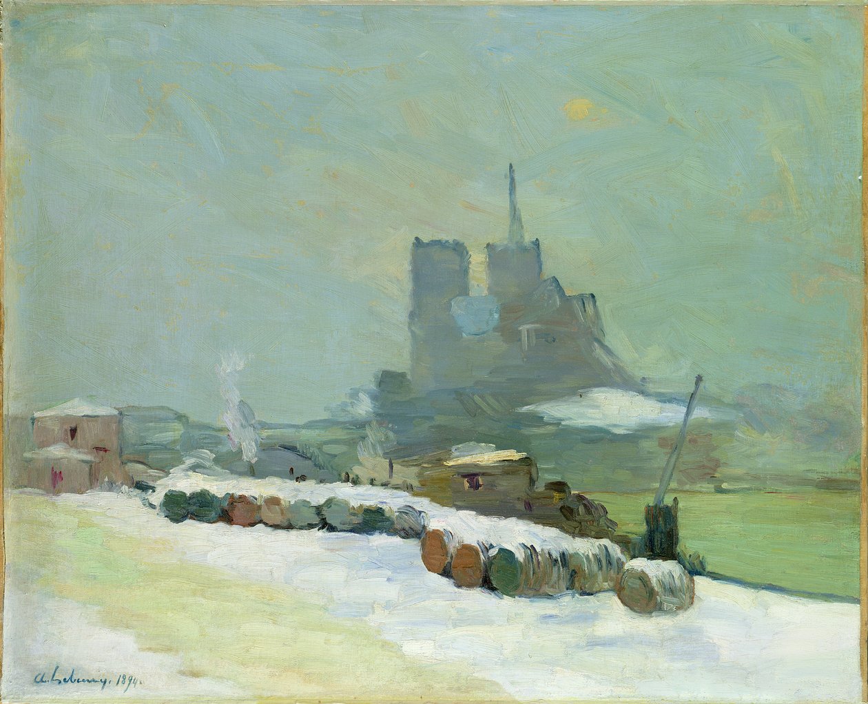 View of Notre Dame, 1894 by Albert Charles Lebourg