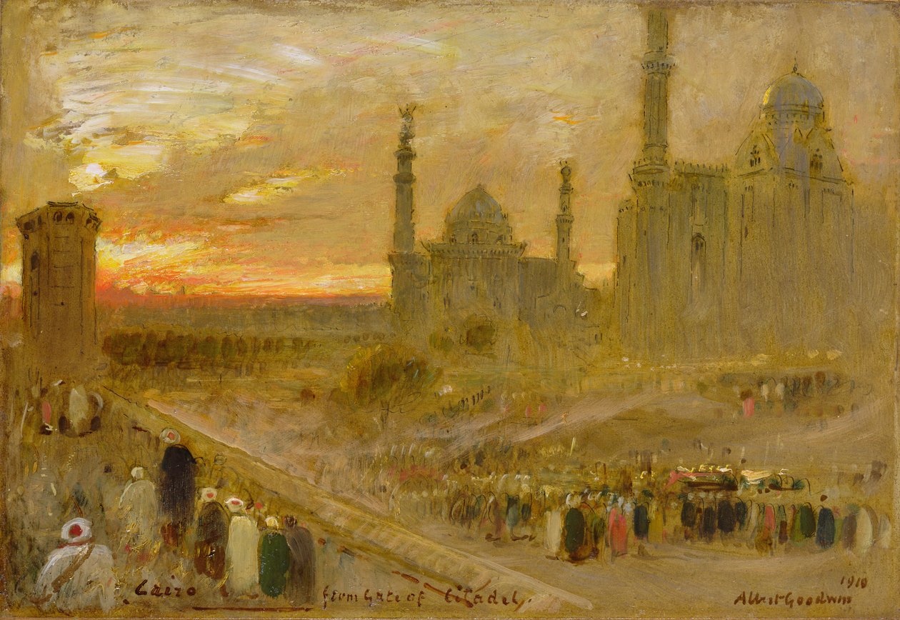 Cairo from the Gate of the Citadel by Albert Goodwin
