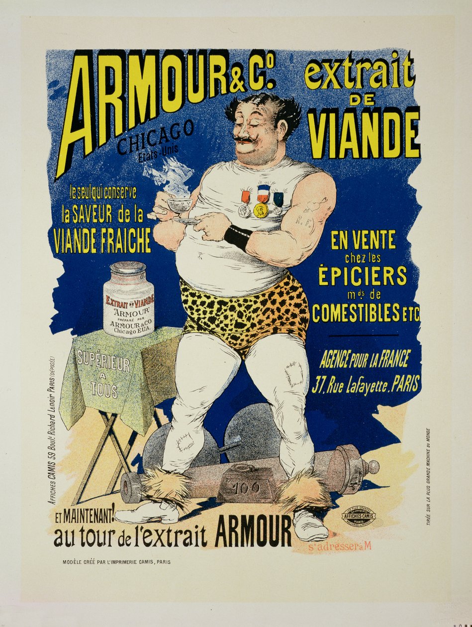 Reproduction of a Poster Advertising 