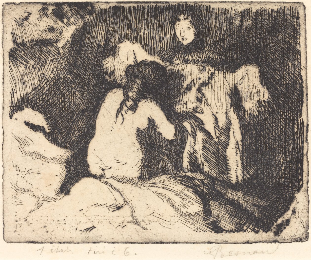 Getting Up by Albert Besnard