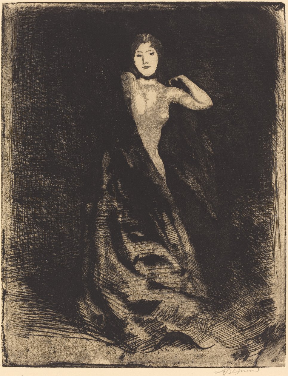 The Woman (frontispiece) by Albert Besnard