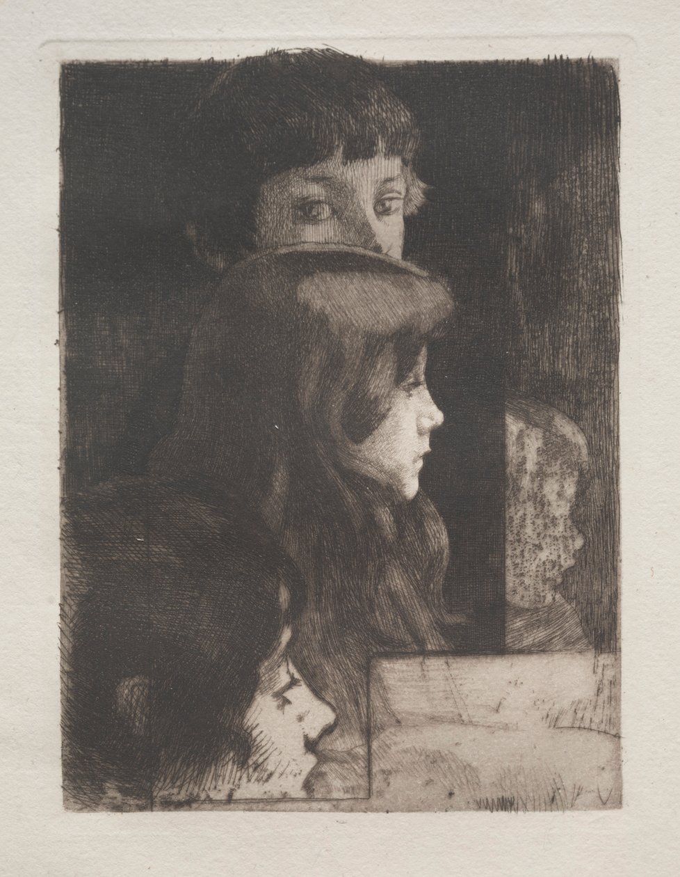 Study of Heads by Paul Albert Besnard