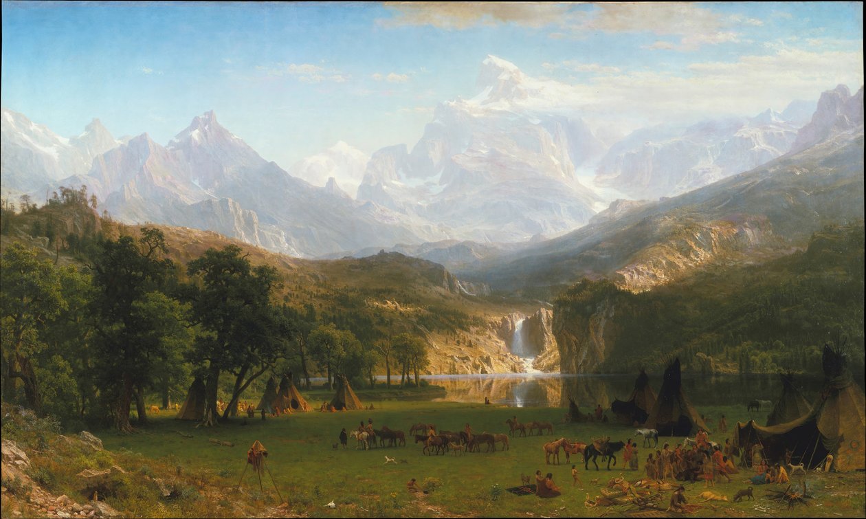 The Rocky Mountains, Landers Peak, 1863 by Albert Bierstadt