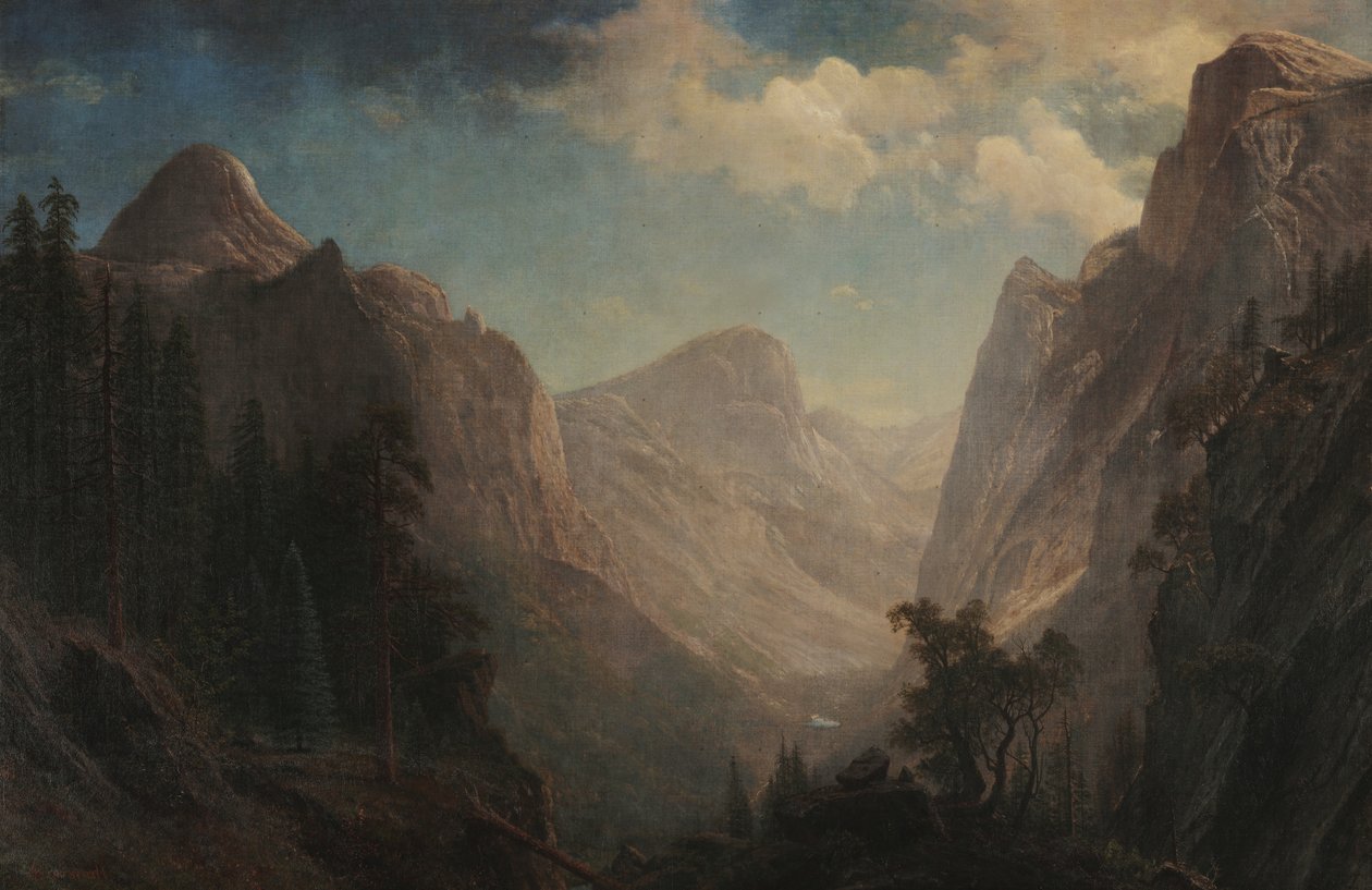 View in the Yosemite Valley by Albert Bierstadt