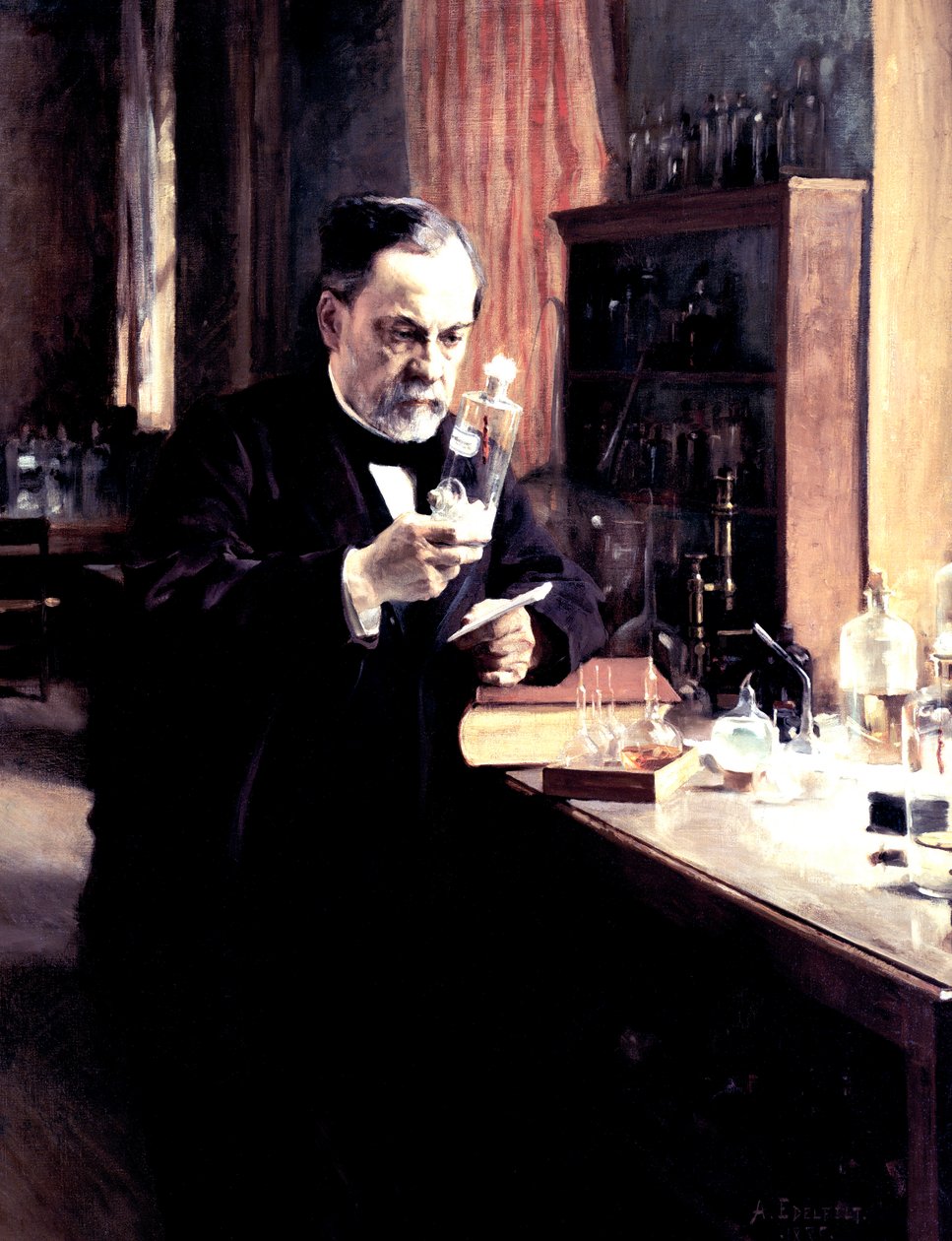 Louis Pasteur by Albert Gustaf Aristides Edelfelt