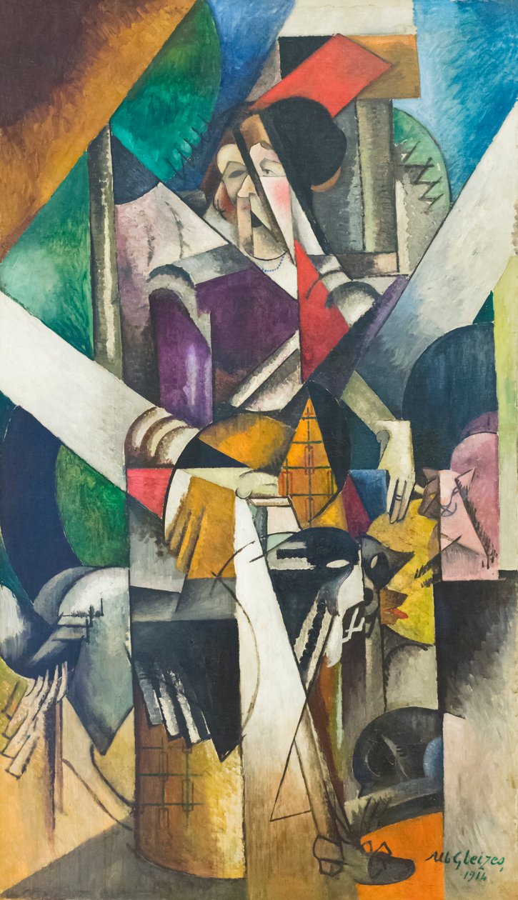 Woman with Animals by Albert Gleizes