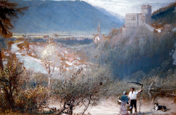 Landeck by Albert Goodwin