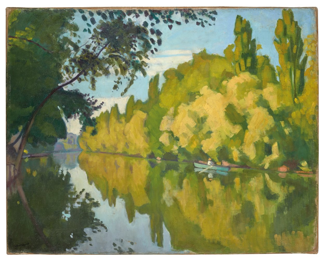 La Varenne Sainte-Hilaire, the Boat by Albert Marquet