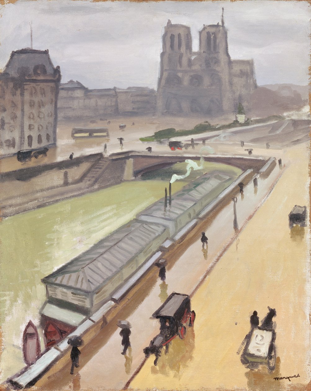 Rainy Day in Paris by Albert Marquet