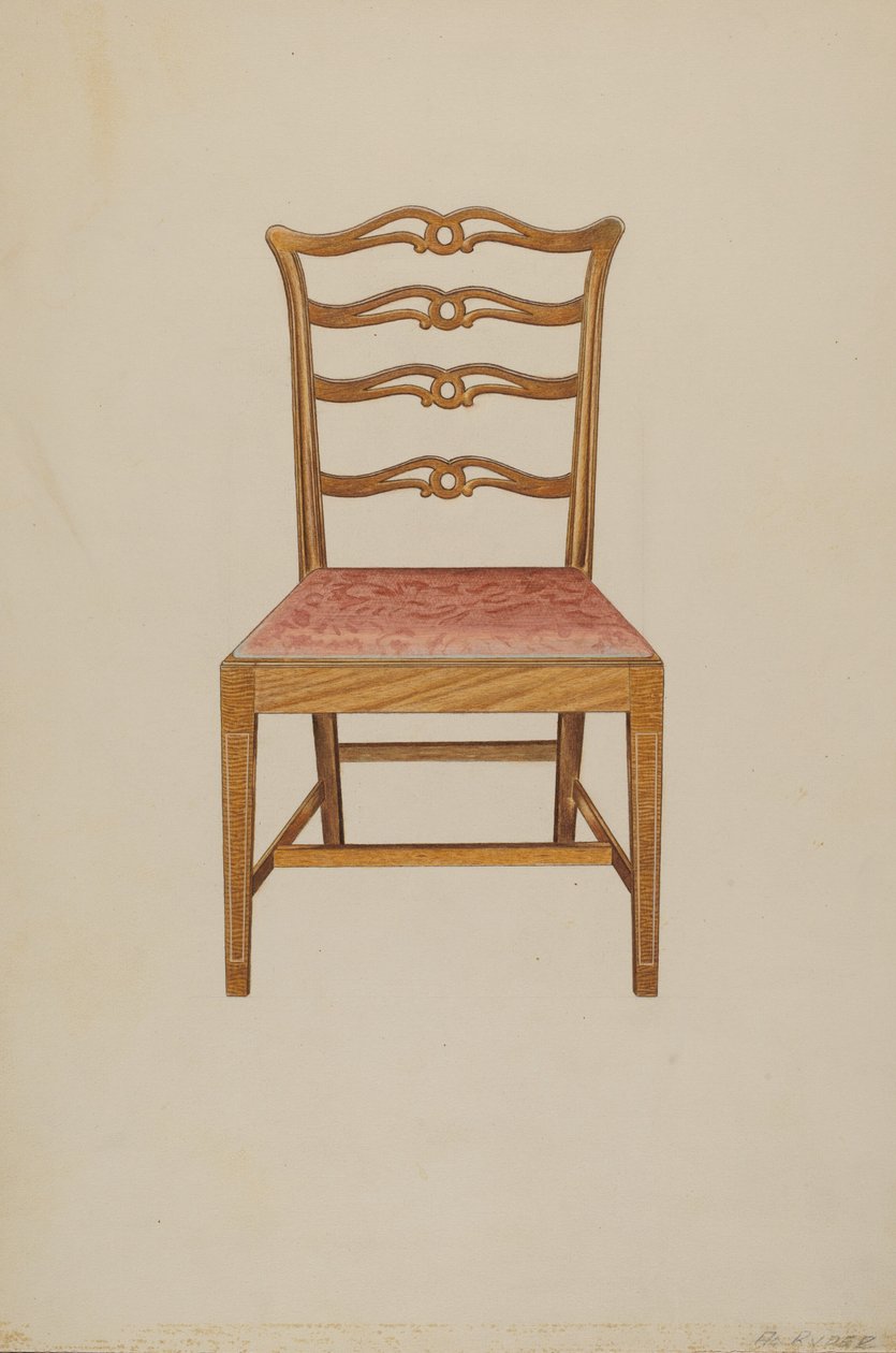 Ladderback Chair by Albert Ryder