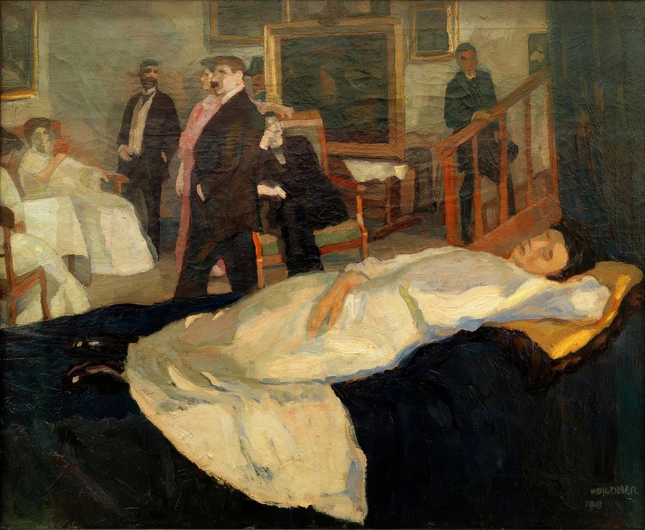 Studio Scene by Albert Weisgerber