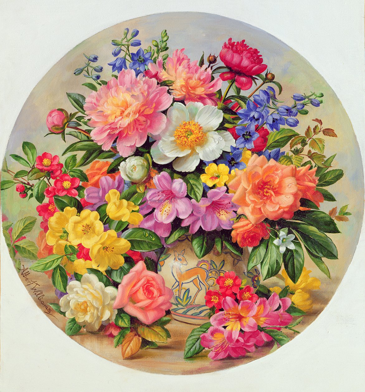 Garden Flowers of July by Albert Williams