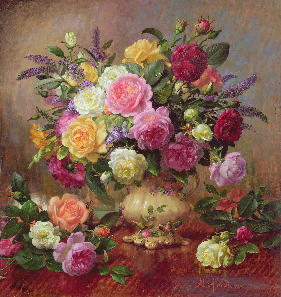 Roses from a Victorian Garden by Albert Williams