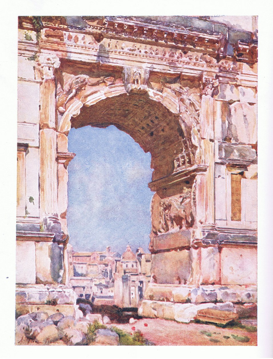 Arch of Titus by Alberto Pisa