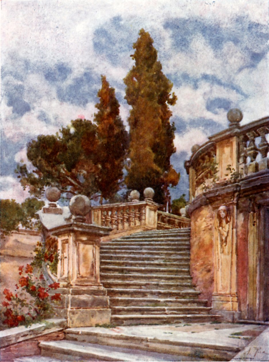 Steps of the Church of SS Domenico and Sisto by Alberto Pisa