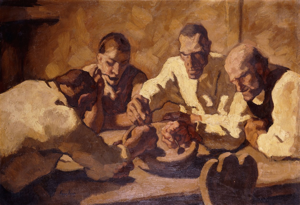 The Meal by Albin Egger Lienz
