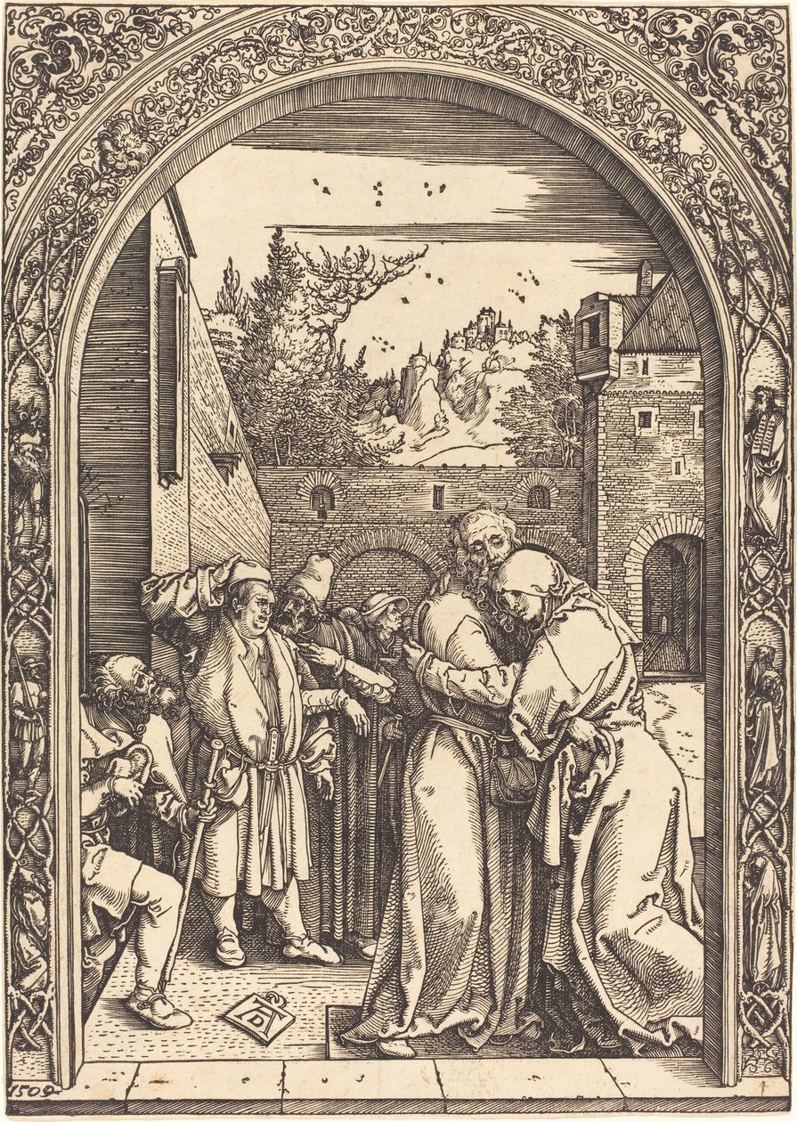 Joachim and Anna at the Golden Gate by Albrecht Dürer