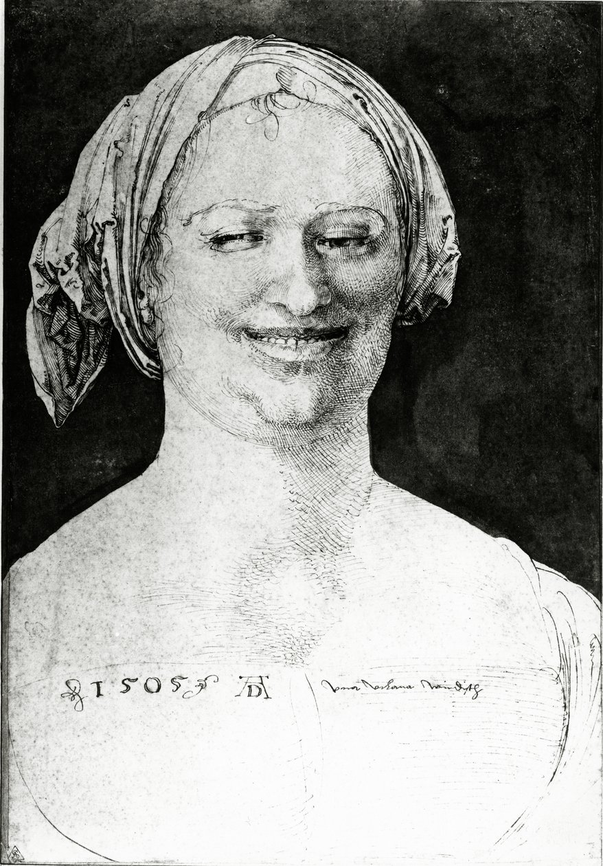 Portrait of a Peasant Woman, 1505 by Albrecht Dürer