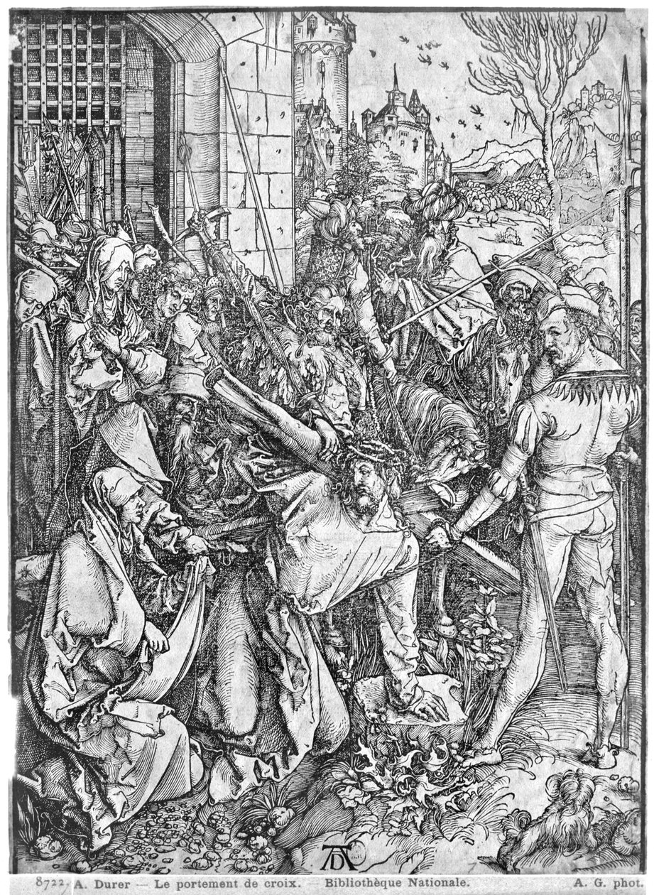 The Carrying of the Cross by Albrecht Dürer