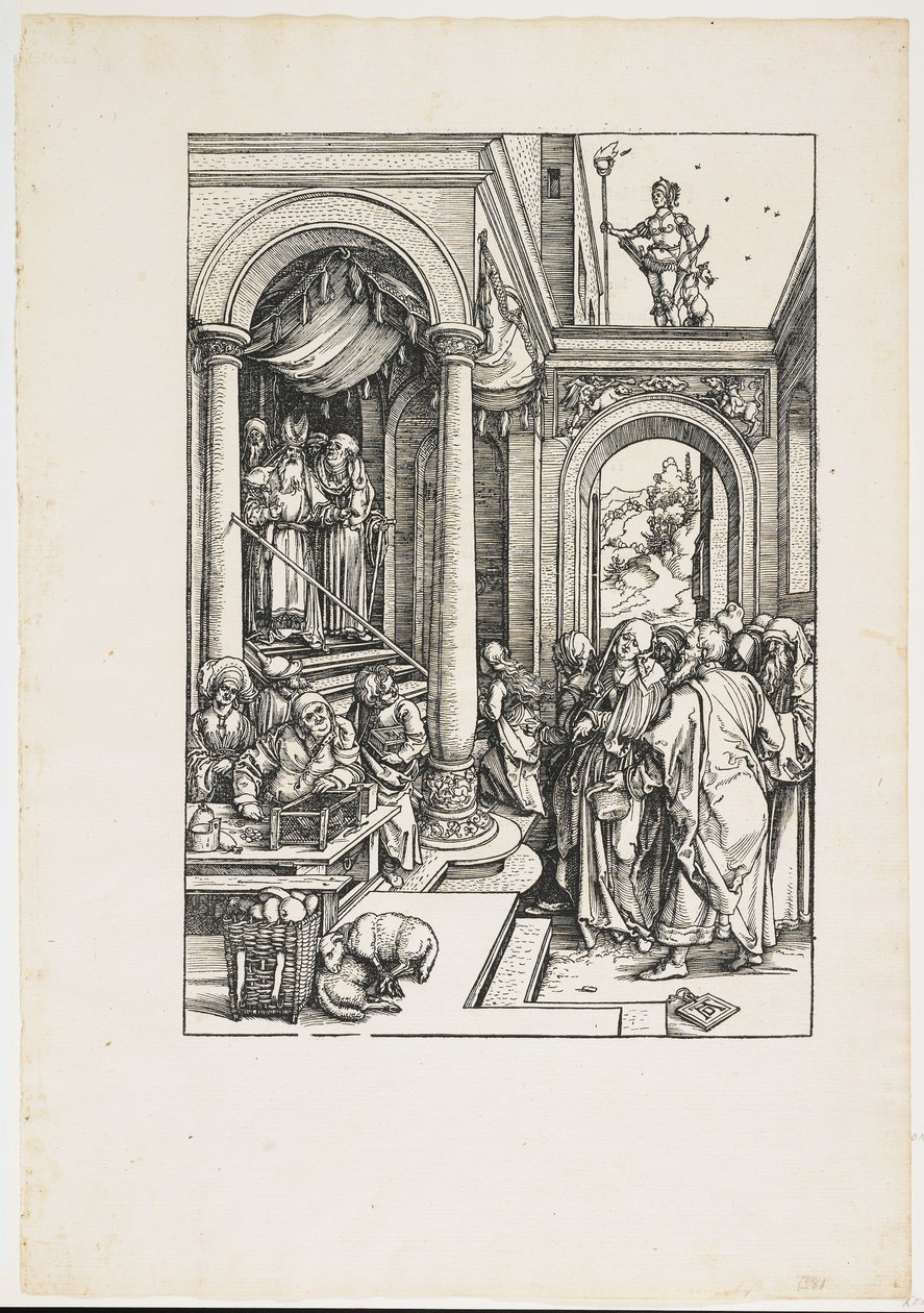 Presentation of the Virgin in the Temple by Albrecht Dürer