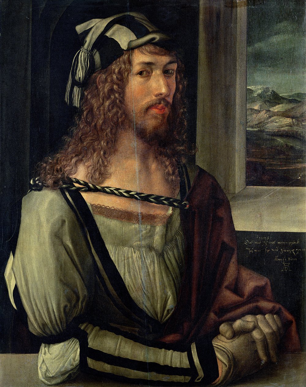 Study for Self Portrait with a Glove (c.1498) by Albrecht Dürer