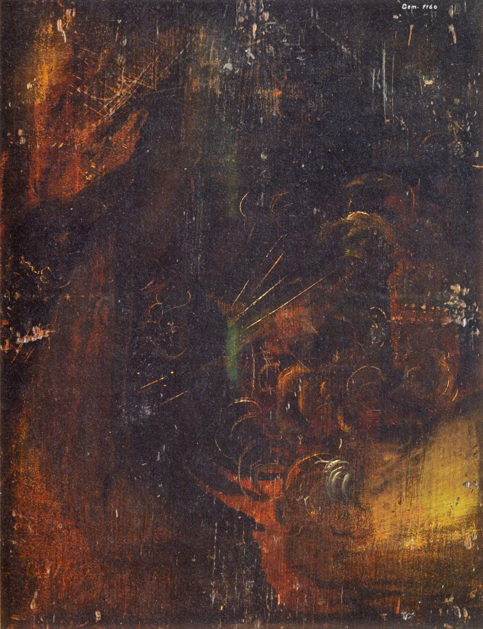 Cliff Landscape with Dragon by Albrecht Dürer