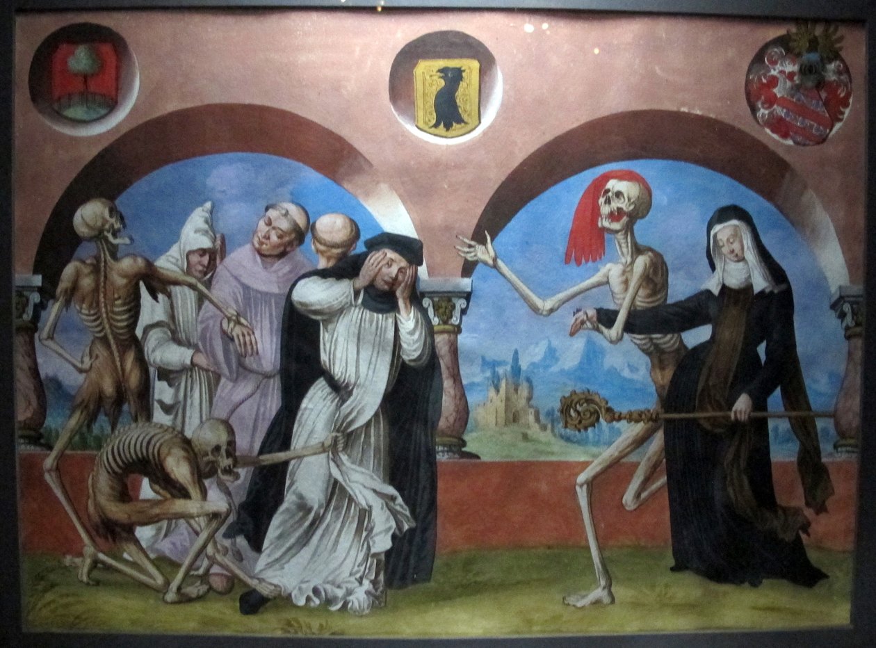 Copy of the Lost Dance of Death by M. Manuel from the Dominican Cemetery of Bern (1512-20) by Albrecht Kauw