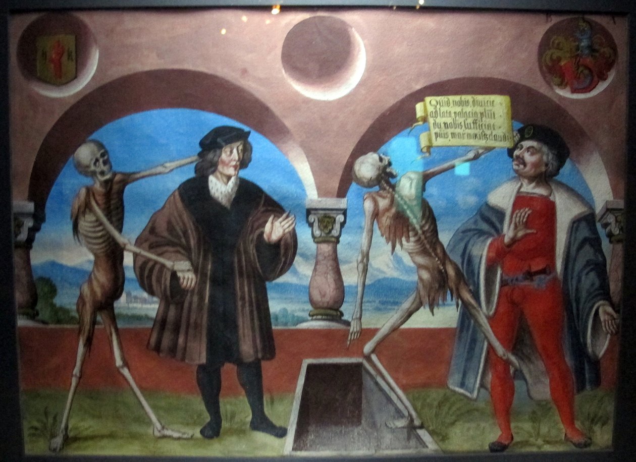 Copy of the Lost Danse Macabre by M. Manuel from the Dominican Cemetery of Bern (1512-20) by Albrecht Kauw