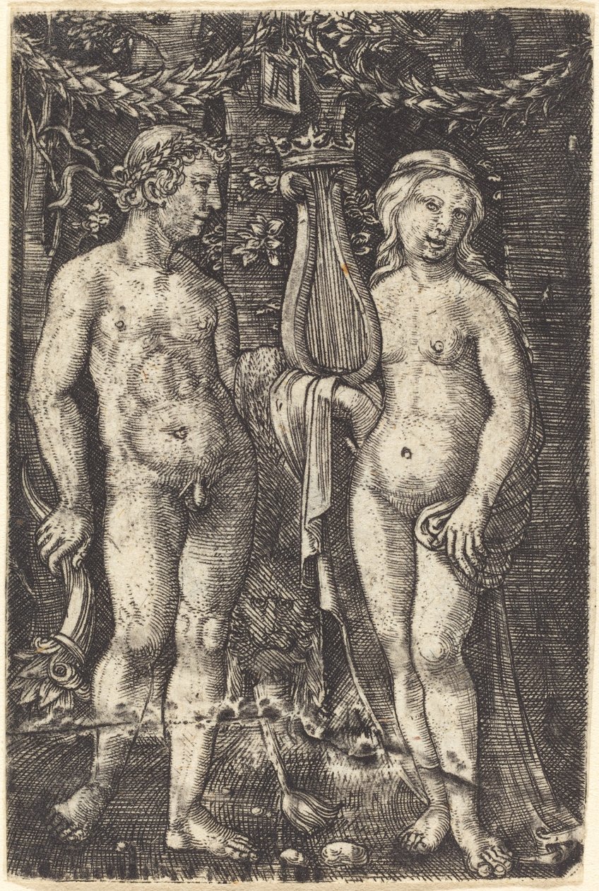 Hercules and a Muse by Albrecht Altdorfer