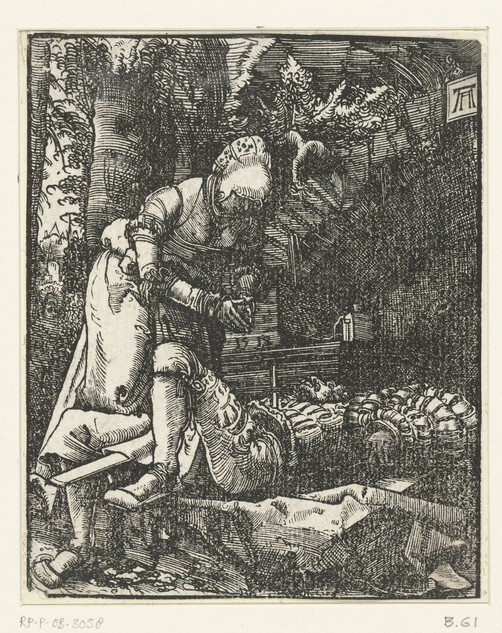 Pyramus and Thisbe by Albrecht Altdorfer