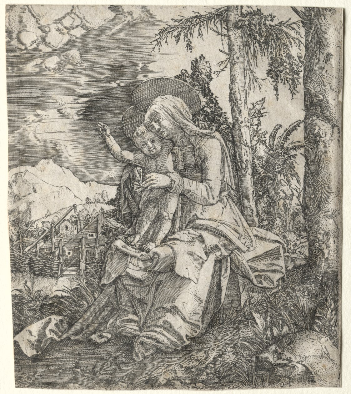 The Virgin in a Landscape by Albrecht Altdorfer