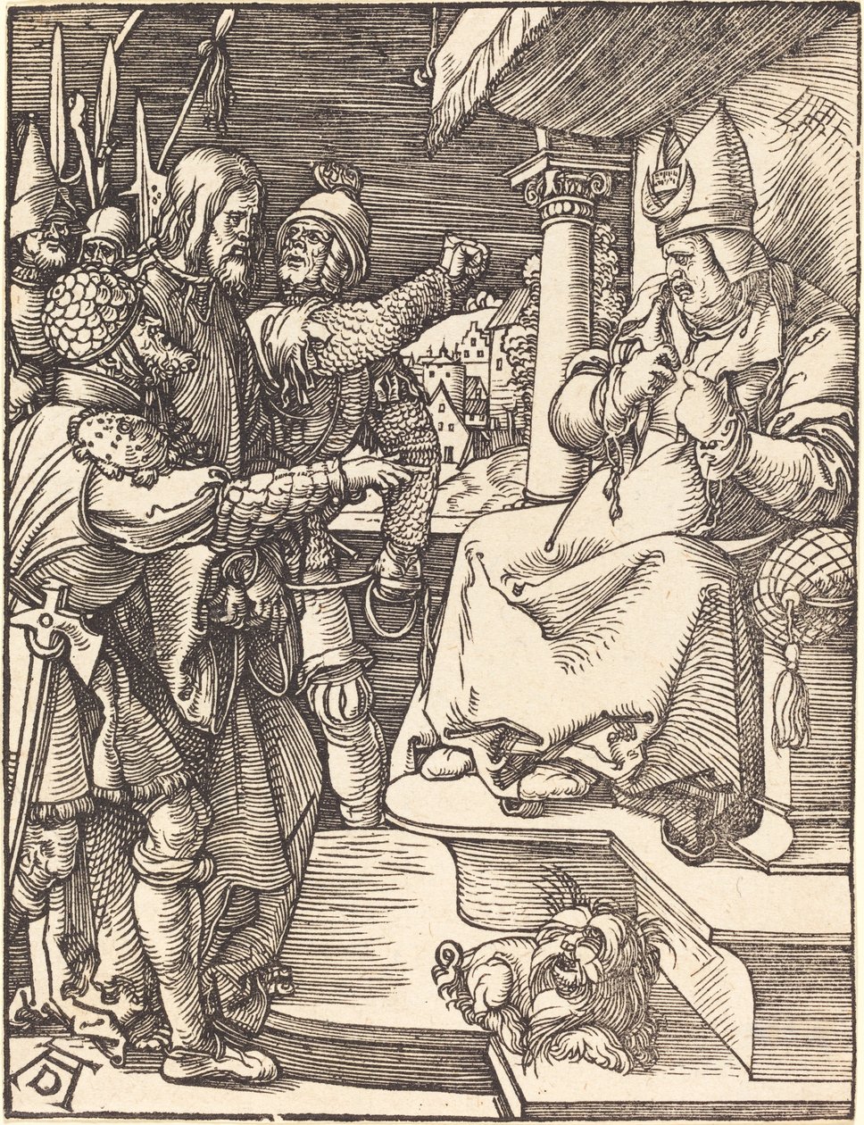 Christ before Caiaphas by Albrecht Dürer