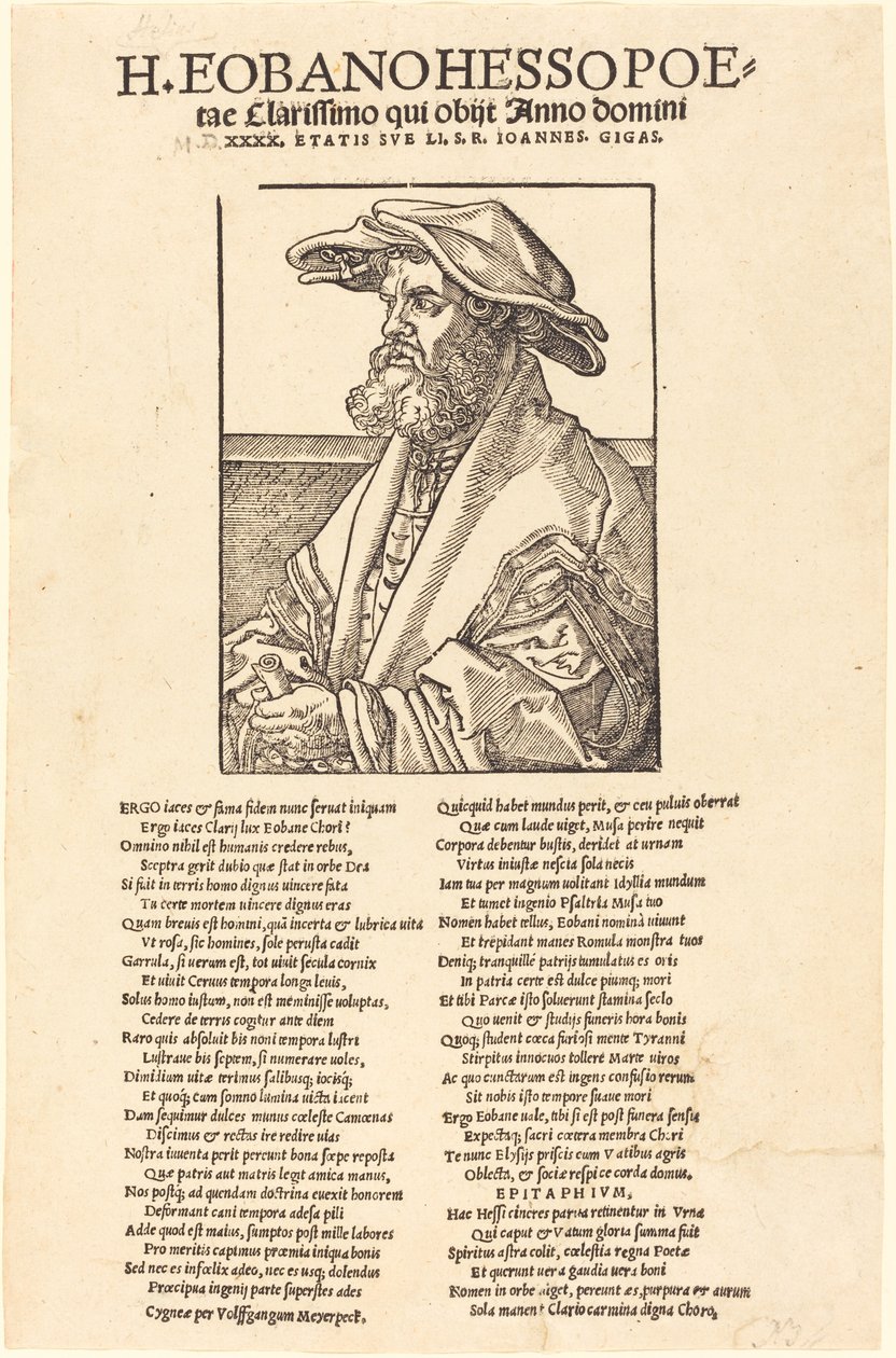 Eobanus Hess by Albrecht Dürer