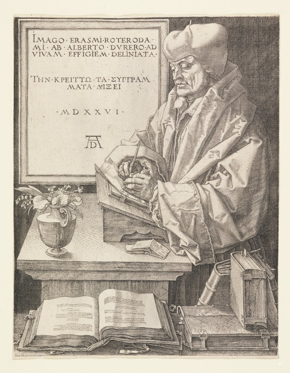 Erasmus by Albrecht Dürer