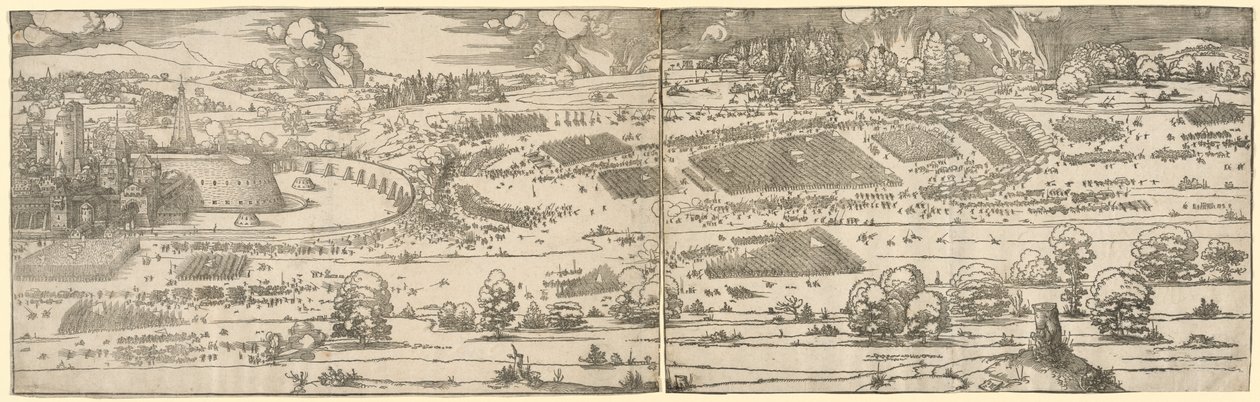 Siege of a Fortress by Albrecht Dürer