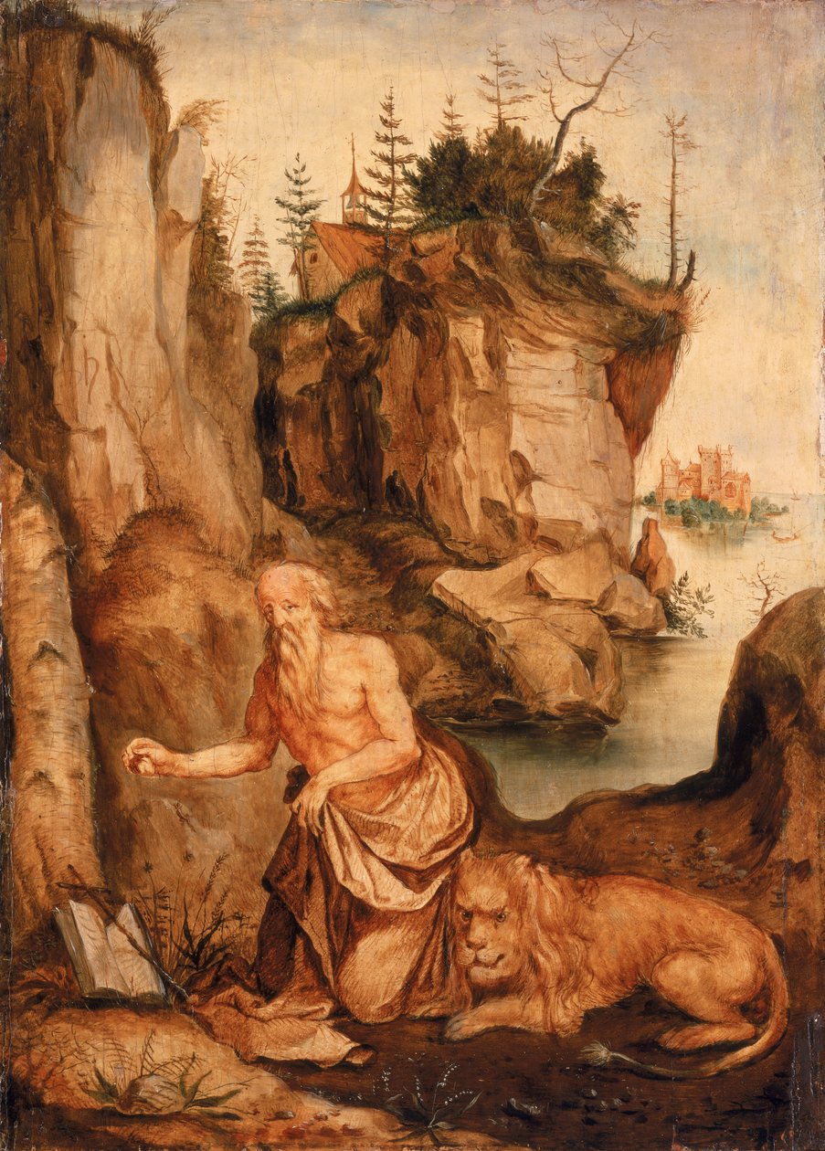 St Jerome and the Lion by Albrecht Dürer