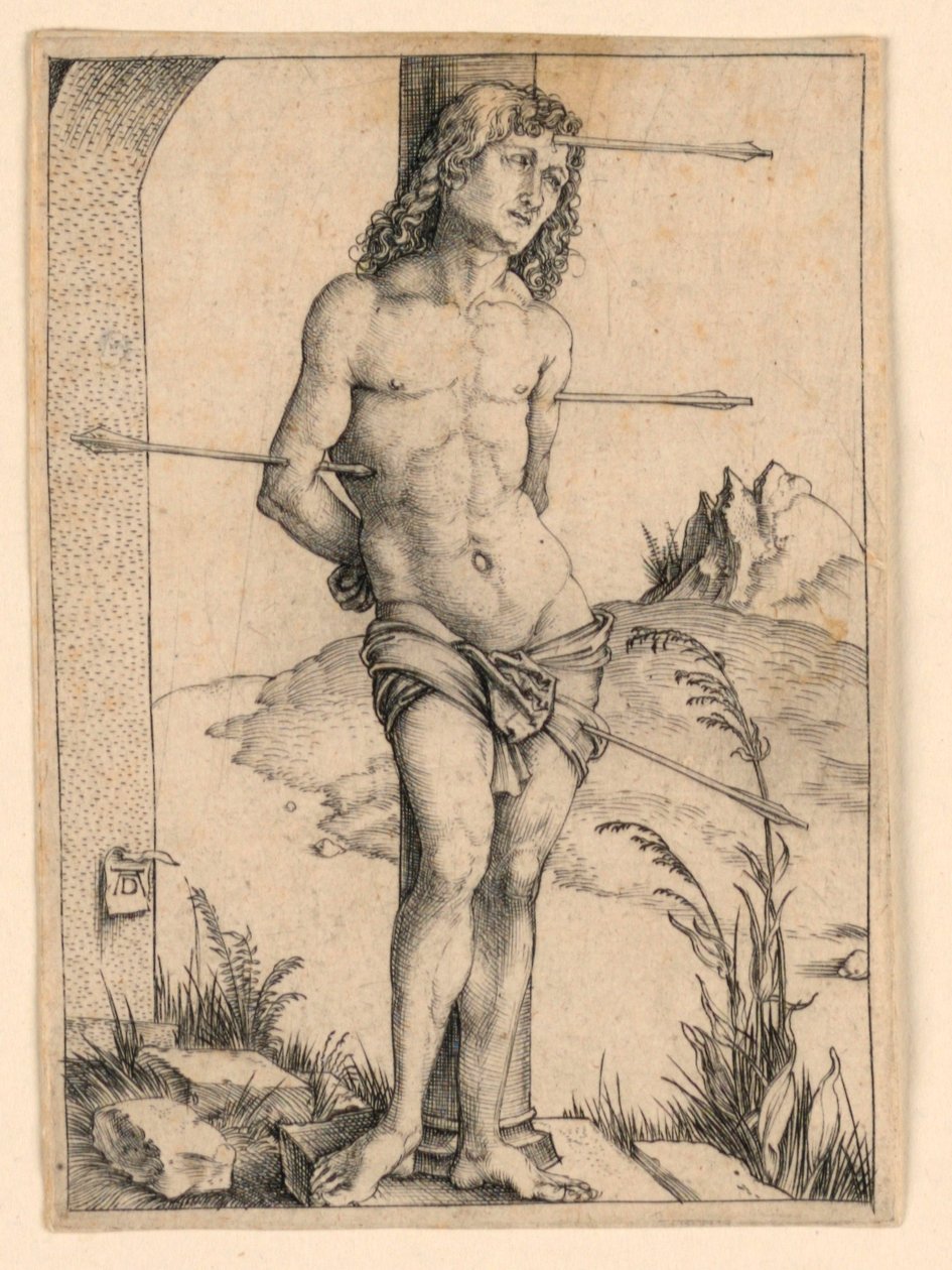 St. Sebastian at the Column by Albrecht Dürer