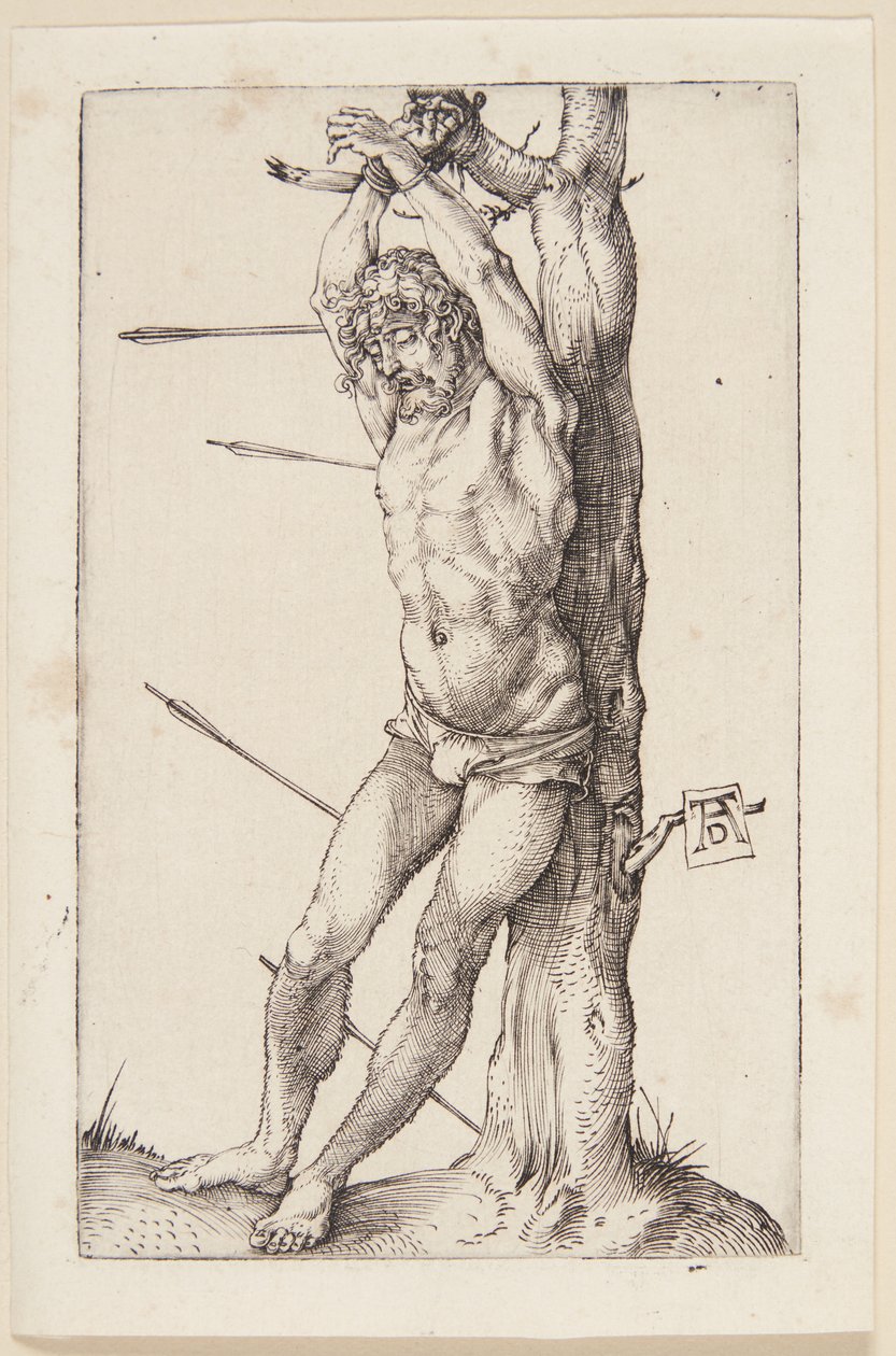 St. Sebastian at the Tree by Albrecht Dürer